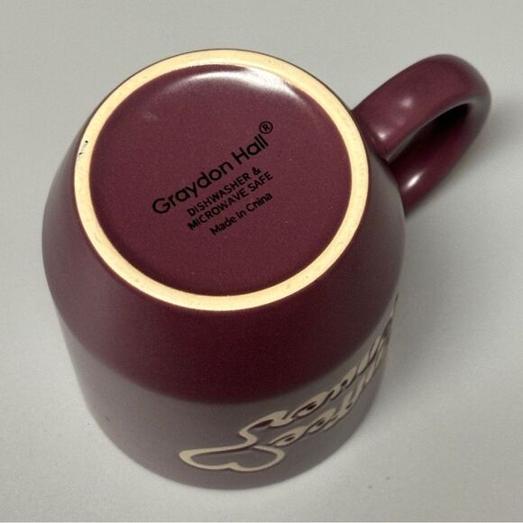Graydon Hall Purple Coffee Lovers Mug - Picture 6 of 8